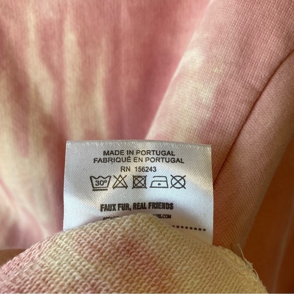 APPARIS Satya Wide Sleeve Tie Dye Sweater! Pink Sweatshirt Large - Picture 8 of 10
